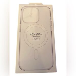 Apple iPhone 15 Pro Clear Transparent Case with MagSafe